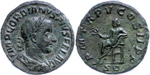 Münzen Römische Kaiserzeit  Gordianus ... 