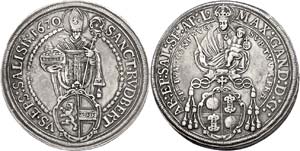 Salzburg Erzbistum  Taler, 1670, Max ... 