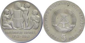 Münzen DDR  5 Mark, 1982, Friedrich Wilhelm ... 