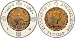 Australien  1 Dollar, 2004, Australische ... 