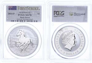 Australien  Dollar, 2014, P, Stocck Horse, ... 