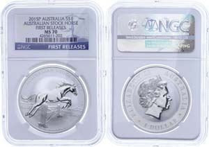 Australien  Dollar, 2015, Stock Horse, in ... 