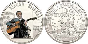 Belgium  10 Euro, 2010, centenary from ... 