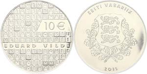 Estland  10 Euro, 2015, Eduward Vilde, im ... 