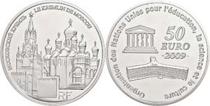 France  50 Euro, silver, 2009, 60 years ... 
