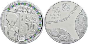 Frankreich  50 Euro, Silber, 2012, 60. Jahre ... 