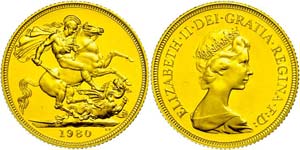 Great Britain  Sovereign, Gold, 1980, ... 