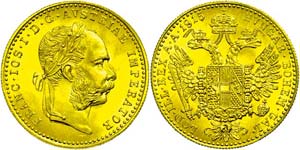 Österreich ab 1945  1 Dukat, Gold, 1915, ... 