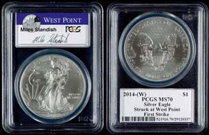Coins USA  Dollar, 2014, W, Silver eagle, in ... 