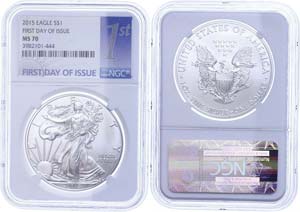 Coins USA  Dollar, 2015, Silver eagle, in ... 