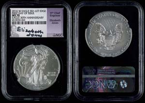 Coins USA  Dollar, 2016, W, Silver eagle, in ... 