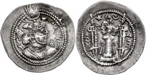 Ancient Greek Coins Sasaniden, drachm (3, ... 