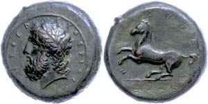 Sicily Syracuse, Æ (20, 11g), 245-317 BC ... 