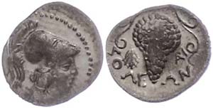 Kilikien Soloi, Obol (0,59g), ca. 400-350 v. ... 