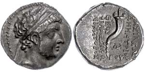 Seleukidien Drachme (4,08g), 146-138 v. ... 
