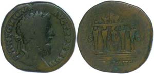 Coins Roman Imperial Period Marcus Aurelius, ... 