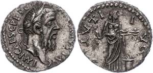 Coins Roman Imperial Period Piscennius ... 