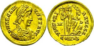 Coins Roman Imperial Period Arcadius, ... 