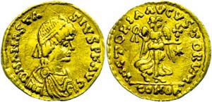 Coins Byzantium Anastasius I., 491-518, ... 