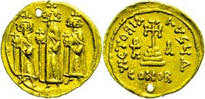 Coins Byzantium Heraclius, 610-641, solidus ... 