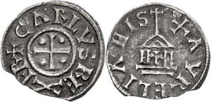 Coins Carolingians Orléans, denarius (1, ... 