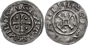 Coins Carolingians Verdun, denarius (1, ... 