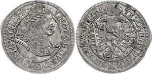 Coins of the Roman-German Empire 6 Kreuzer, ... 