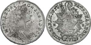 Coins of the Roman-German Empire 17 Kreuzer, ... 