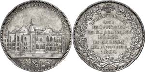 Bremen Silver medal (memorial thaler), 1864, ... 
