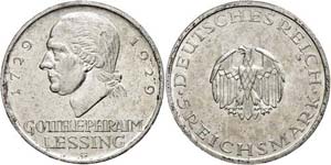 Coins Weimar Republic 5 Reichmark, 1929, G, ... 