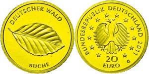 Münzen Bund ab 1946 20 Euro, Gold, 2011, ... 