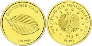 Federal coins after 1946 20 Euro, Gold, ... 