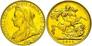 Australia Pound, 1900, Victoria, melbourne, ... 