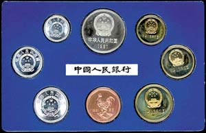 China Volksrepublik 1 Fen bis 1 Yuan, 1981, ... 