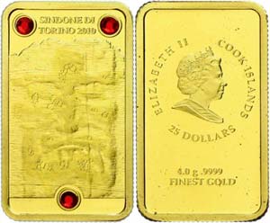 Cook Islands 25 Dollars, Gold, 2010, ... 