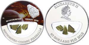 Fidschi 10 Dollars, 2012, Meteorites - ... 