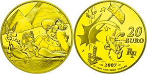 Frankreich 20 Euro, Gold, 2007, Kleopatra ... 
