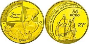 Frankreich 50 Euro, Gold, 2011, Jacques ... 