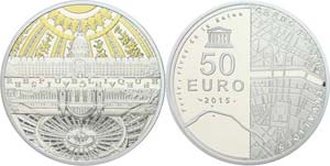 France 50 Euro, silver (5 oz. Fine), 2015, ... 