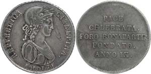 Italy 30 Soldi, 1801 (in the year of IX. ), ... 