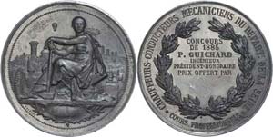 Medallions Foreign before 1900 France, tin ... 