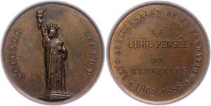 Medallions Foreign before 1900 Belgium, ... 