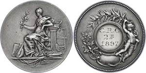 Medallions Foreign before 1900 Silver medal ... 