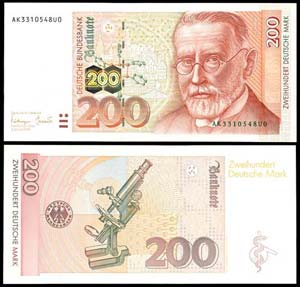 Geldscheine Deutsche Bundesbank 200 Deutsche ... 