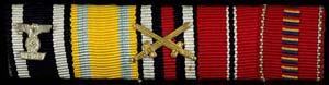 Service Ribbons Third Reich World War II 5er ... 