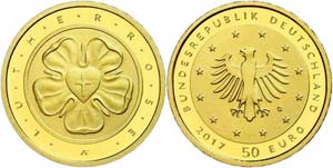 Münzen Bund ab 1946 50 Euro, Gold, 2017, G, ... 