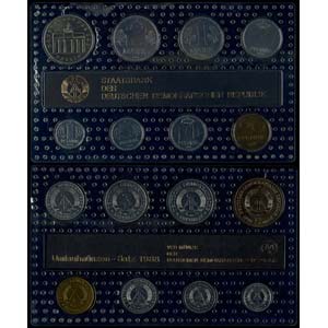 GDR Normal Use Coin Sets 1 penny to 5 Mark, ... 