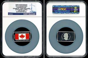 Canada 50 Dollars, 2015, Canadian flag, in ... 