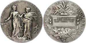 Medallions Foreign after 1900 France, silver ... 