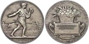 Medallions Foreign after 1900 France, silver ... 